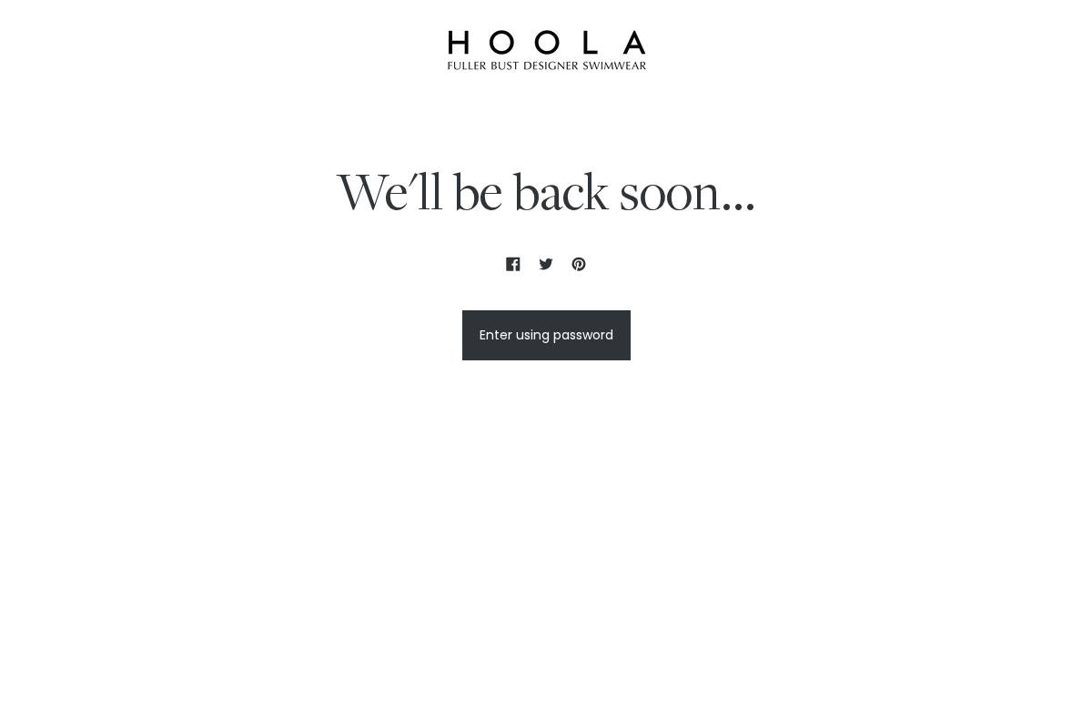 Hoola homepage screenshot