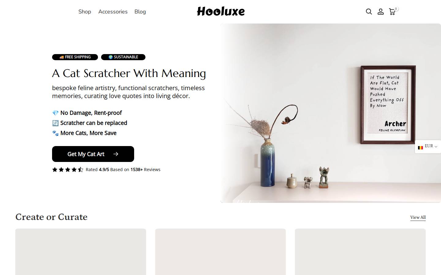 hooluxe.com homepage screenshot