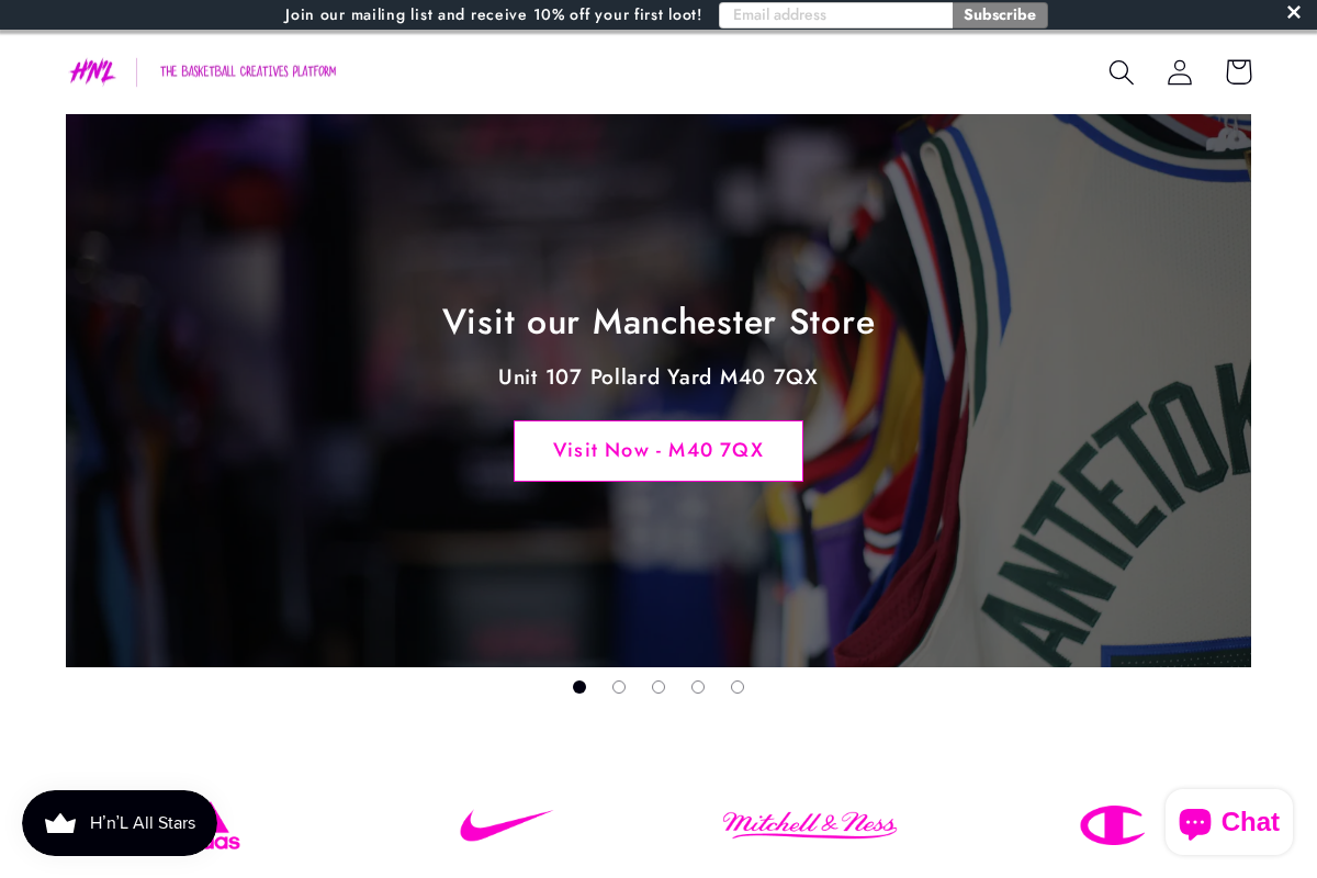 Hoopin'N'Lootin homepage screenshot