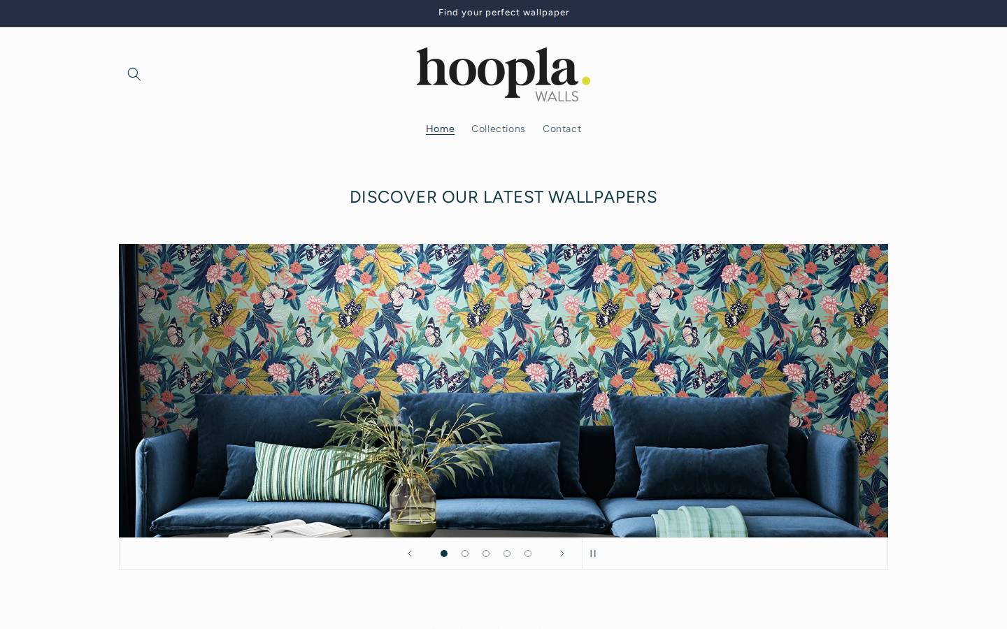 hooplawalls.com homepage screenshot