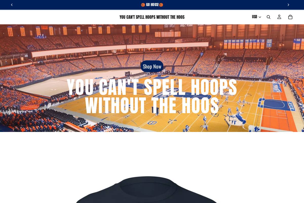 hooshoops.com homepage screenshot