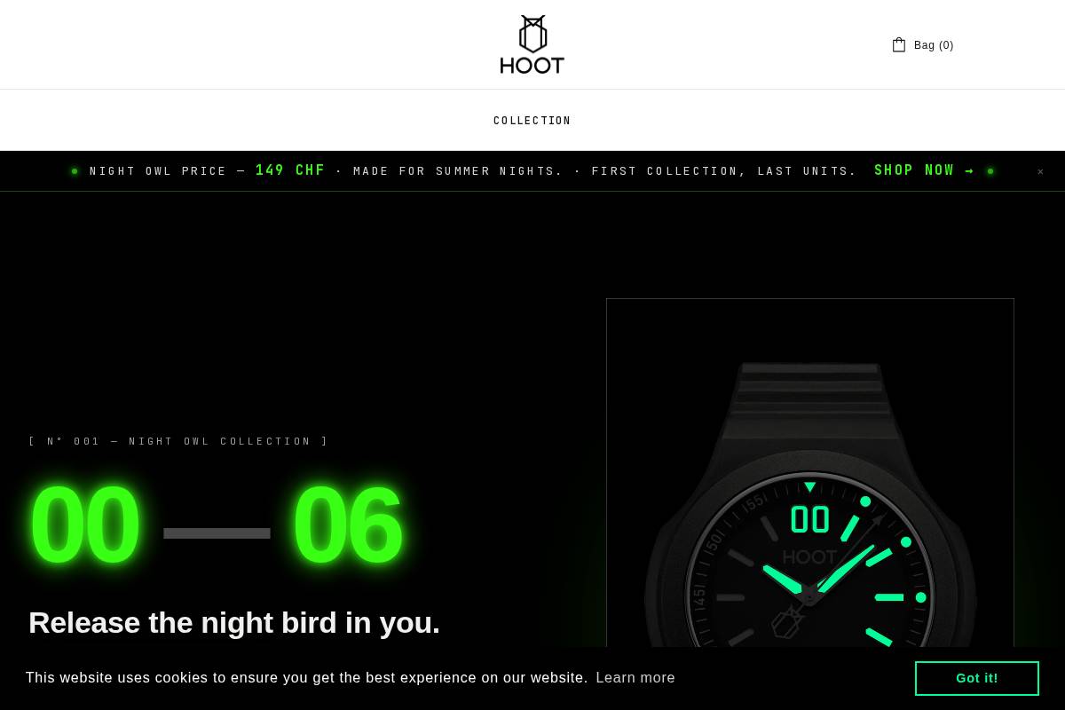 Hoot Home Loans homepage screenshot