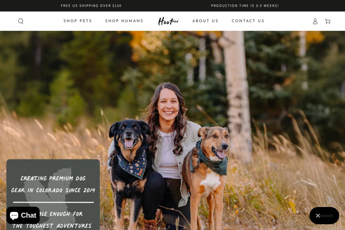 hootandco.com homepage screenshot