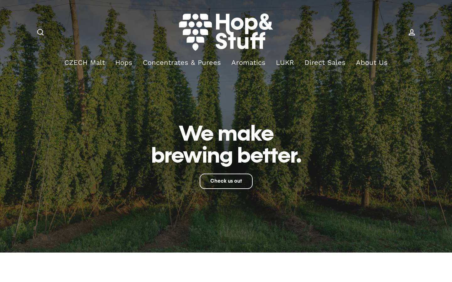 hopandstuff.ca homepage screenshot