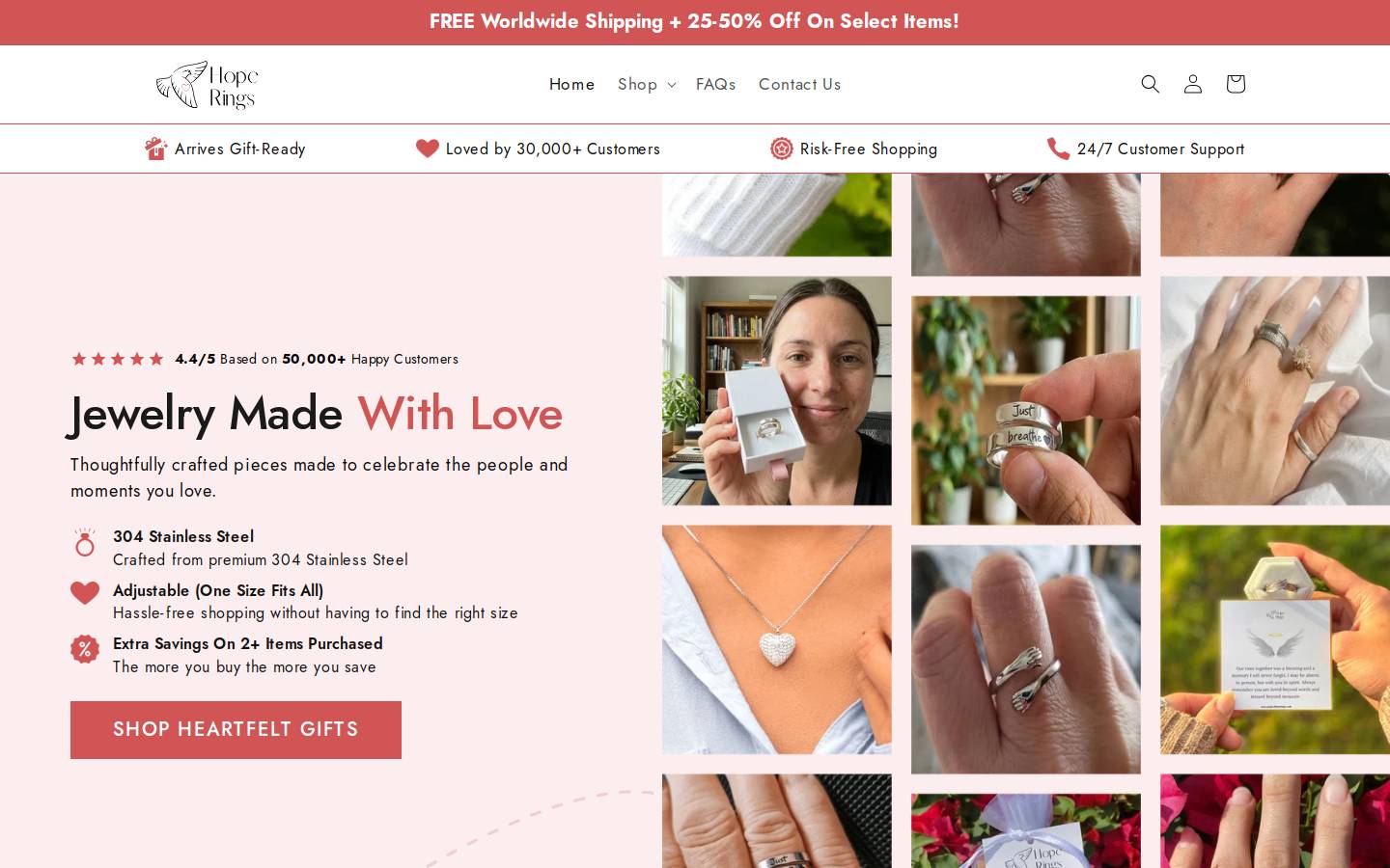 Hoperings homepage screenshot