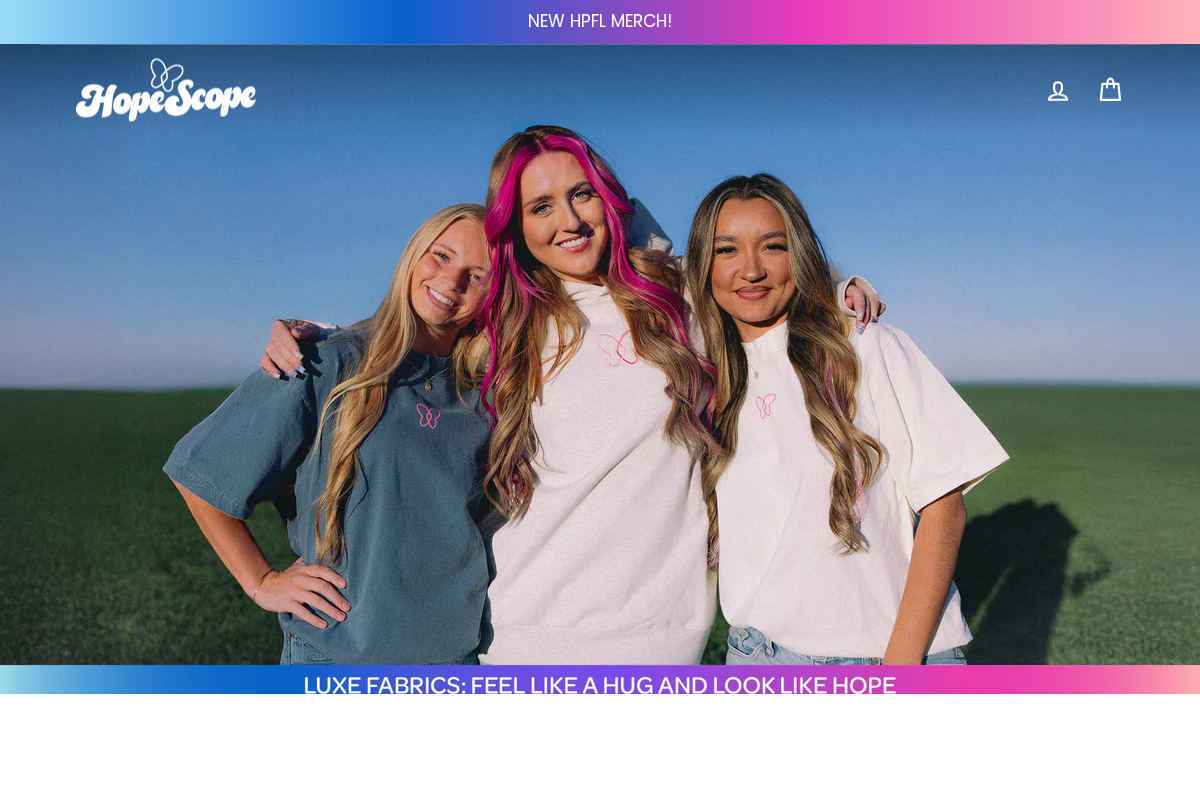 HOPESCOPE homepage screenshot