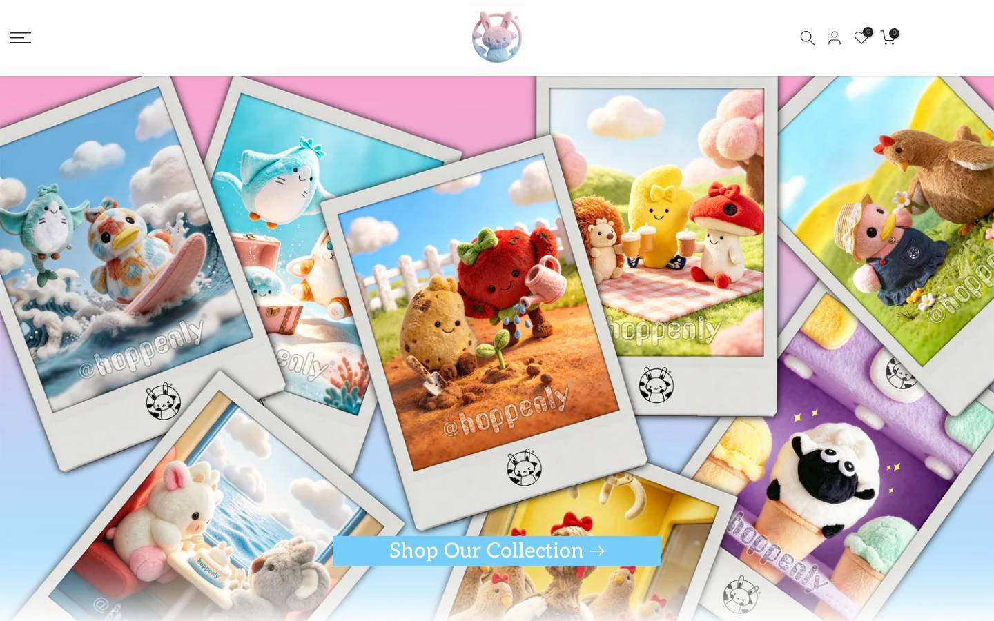 hoppenly.com homepage screenshot