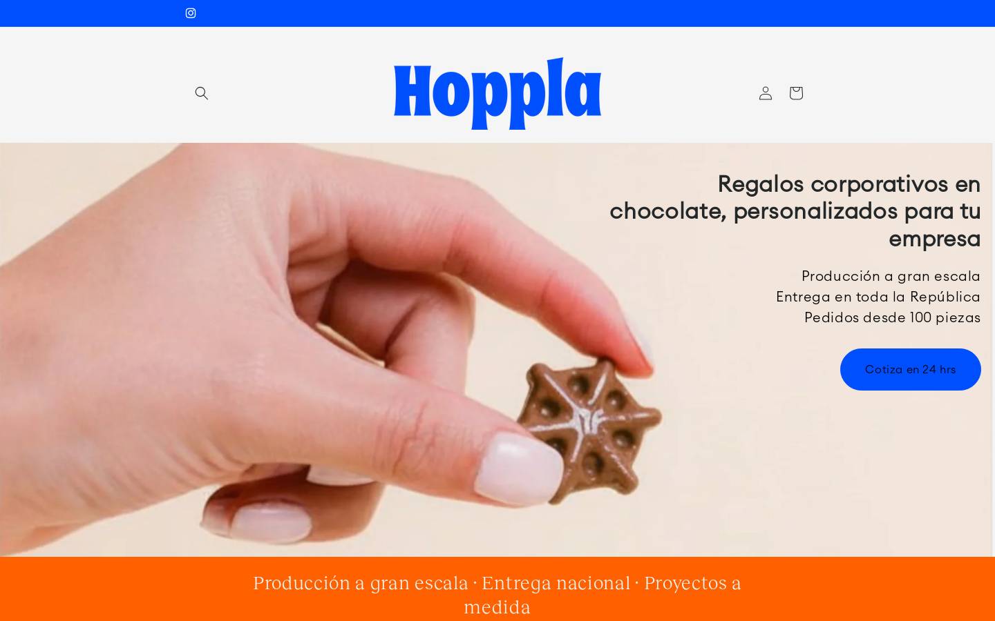hoppla.mx homepage screenshot