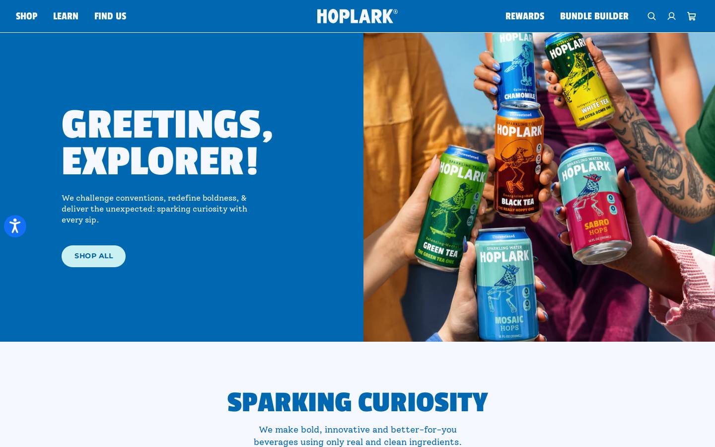 hoptea.com homepage screenshot
