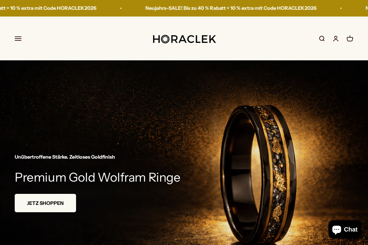 Horaclek homepage screenshot