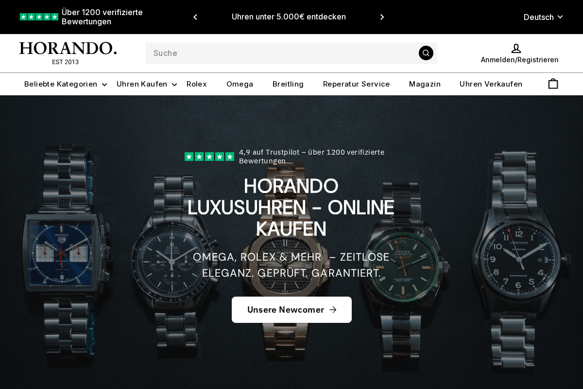 Horando Deutschland GmbH homepage screenshot