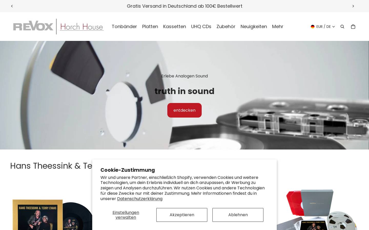 horchhouse.eu homepage screenshot
