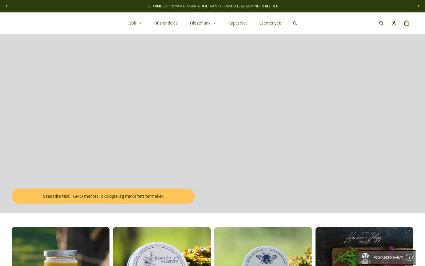 horhosvolgy.com homepage screenshot