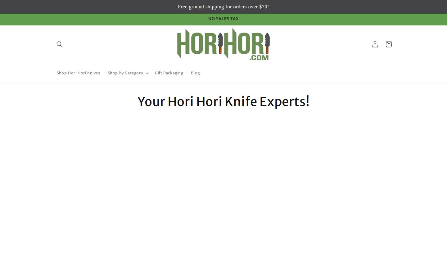 horihori.com homepage screenshot