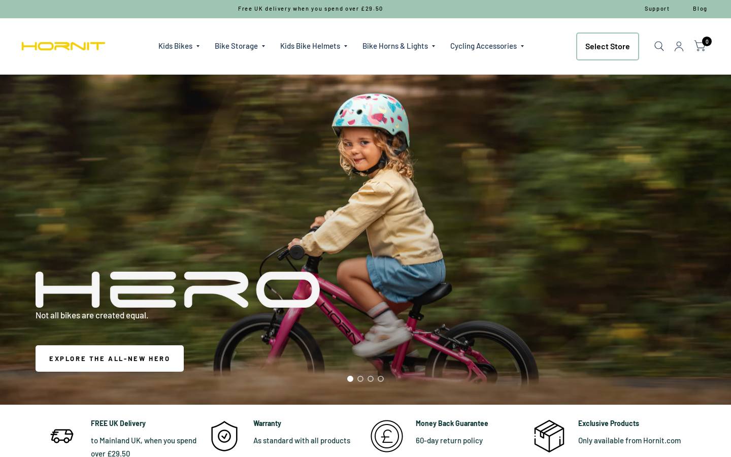 Hornit homepage screenshot
