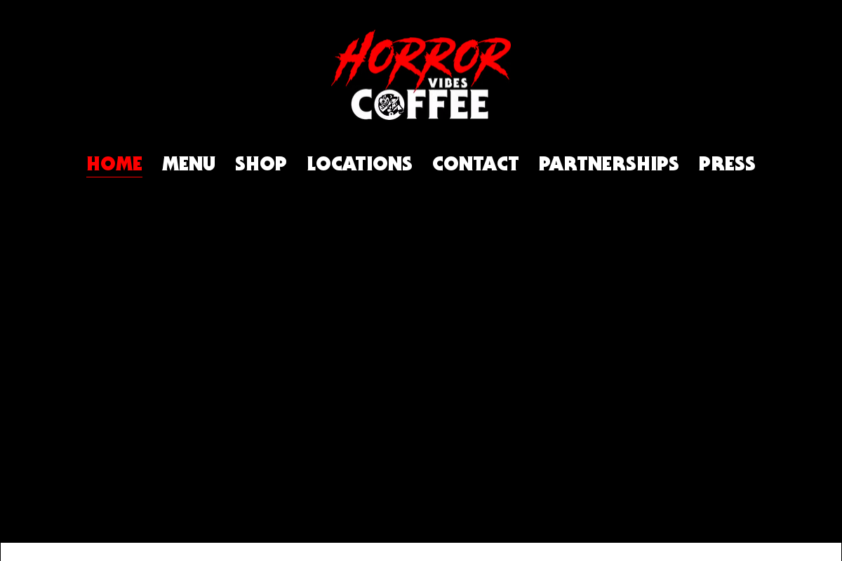 horrorvibes.com homepage screenshot