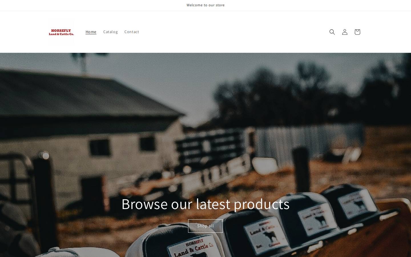 horseflywestern.com homepage screenshot