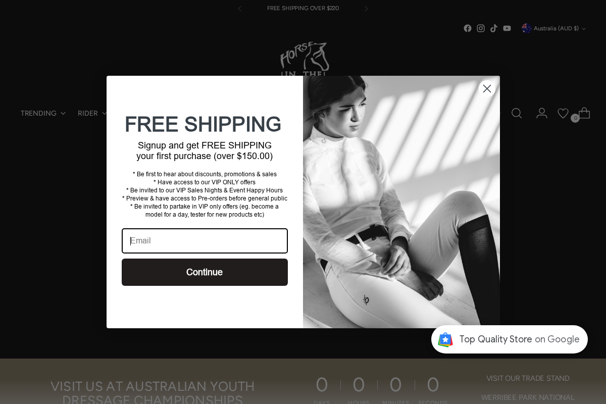 Horse in the Box homepage screenshot