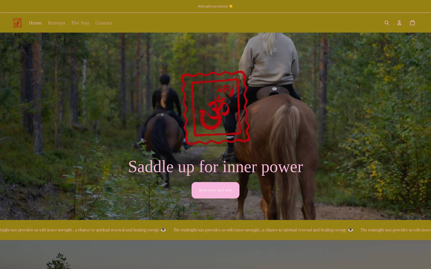 horsepoweryoga.com homepage screenshot