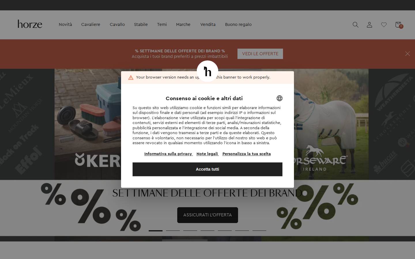horze.it homepage screenshot