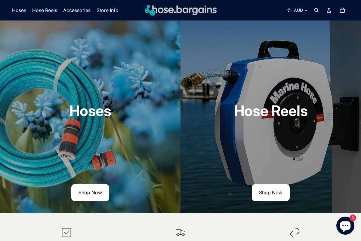 hose.bargains homepage screenshot