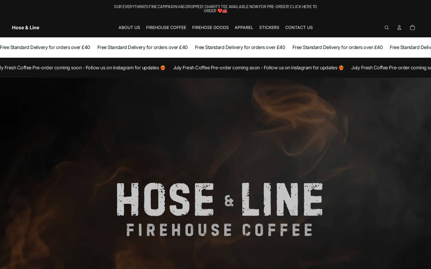 hoseandline.com homepage screenshot