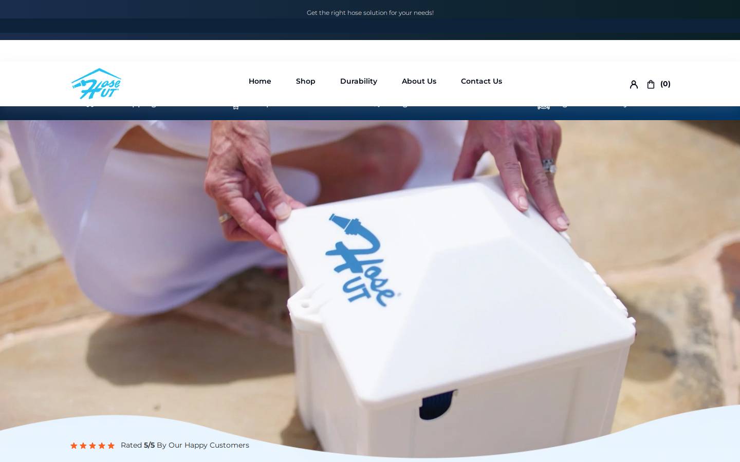 hosehut.com homepage screenshot