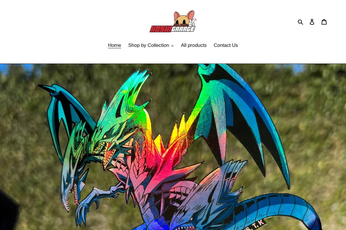 hoshigarage.com homepage screenshot