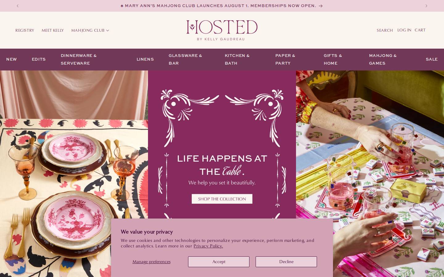 hostedbykg.com homepage screenshot