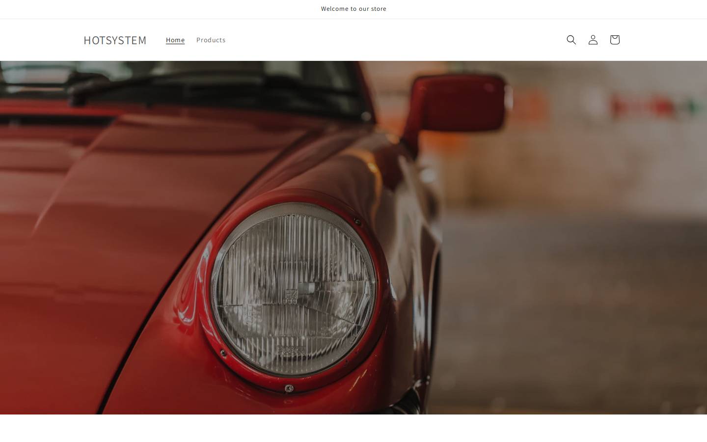 hot-system.com homepage screenshot
