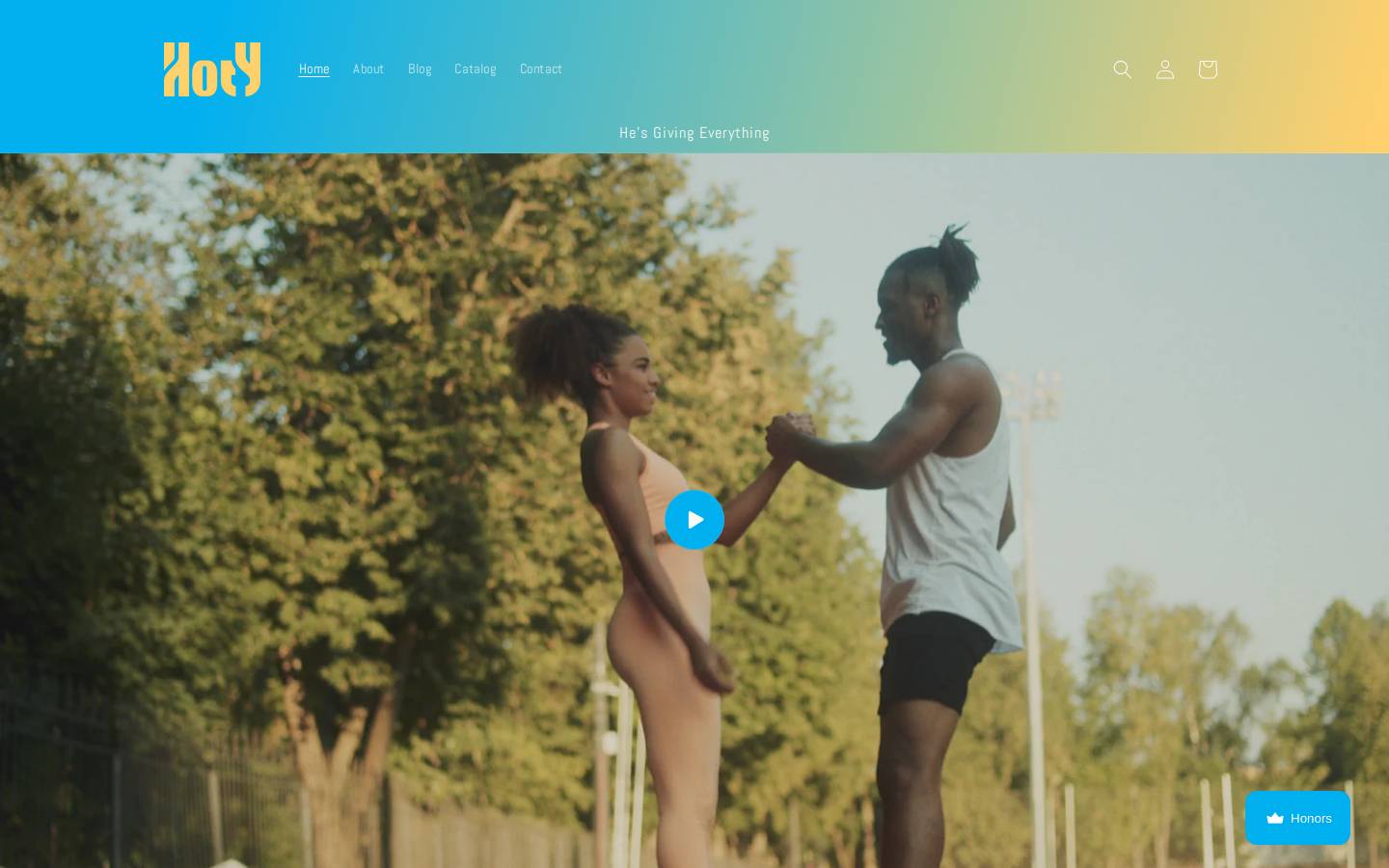 hot-y.com homepage screenshot