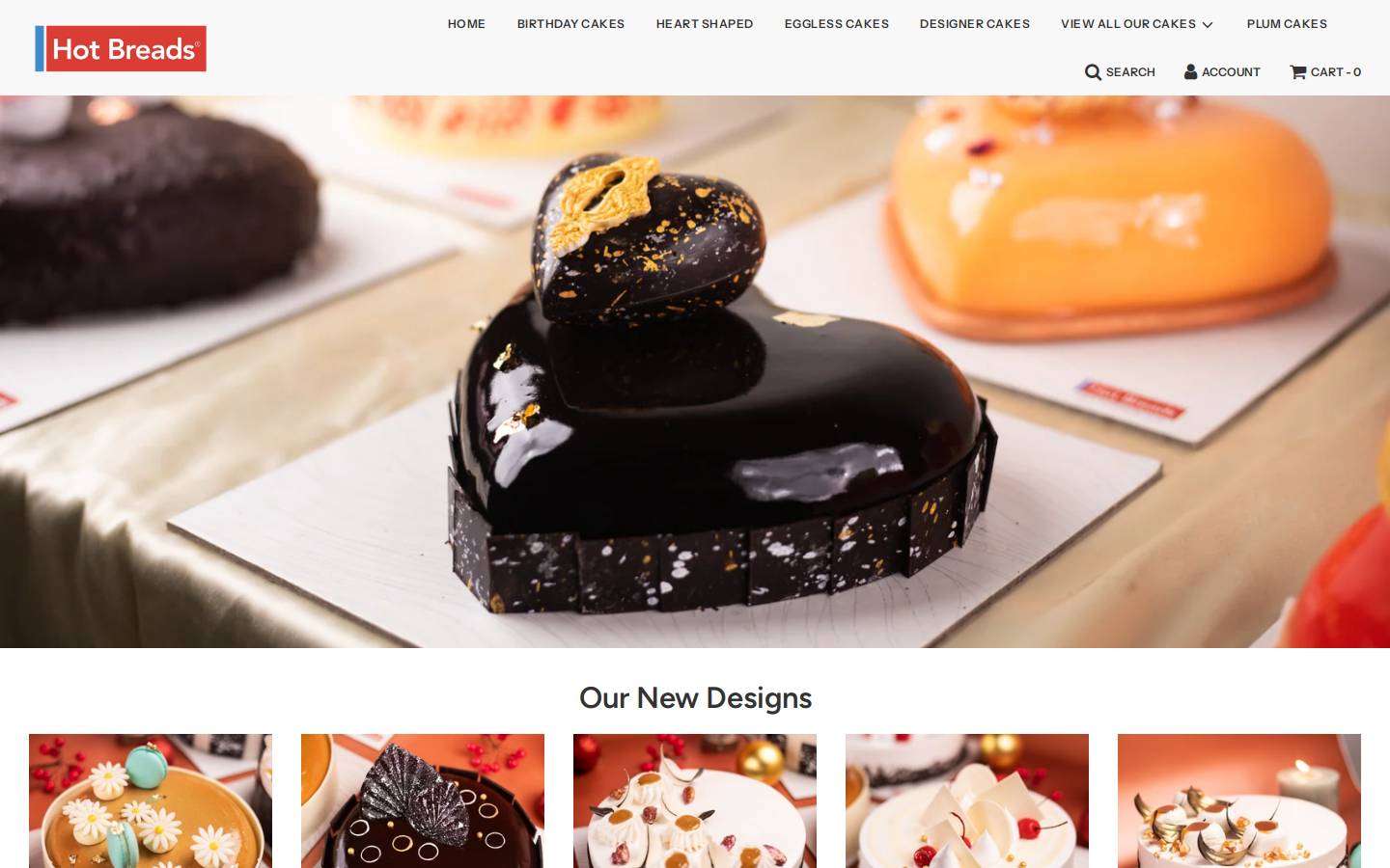 hotbreads.com homepage screenshot