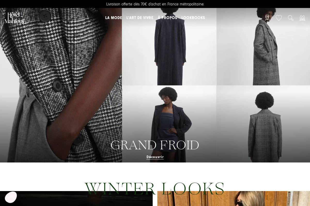 hotelmahfouf.com homepage screenshot