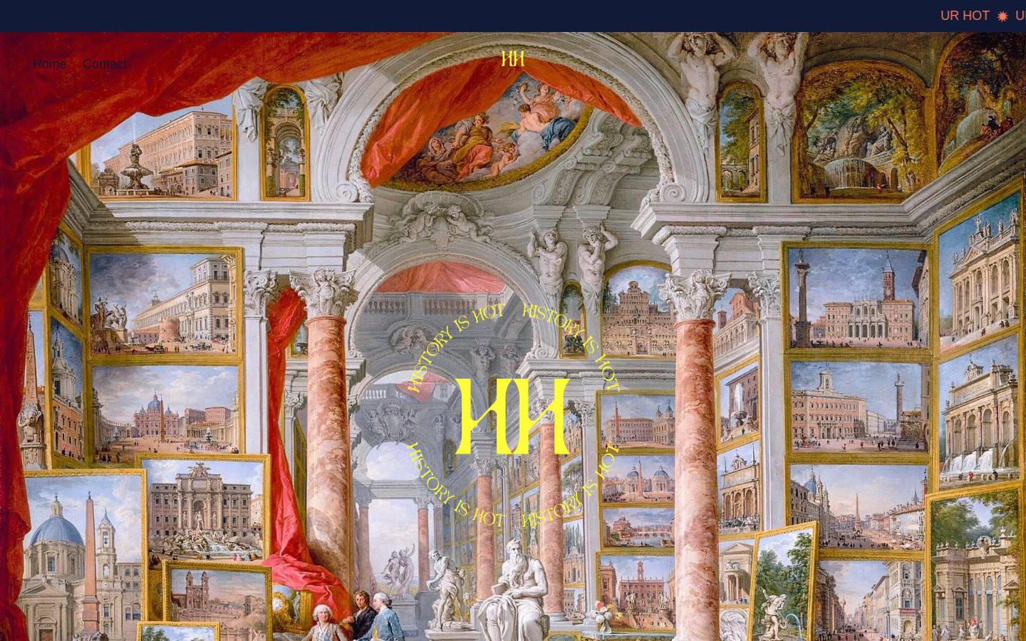 hothistory.com homepage screenshot