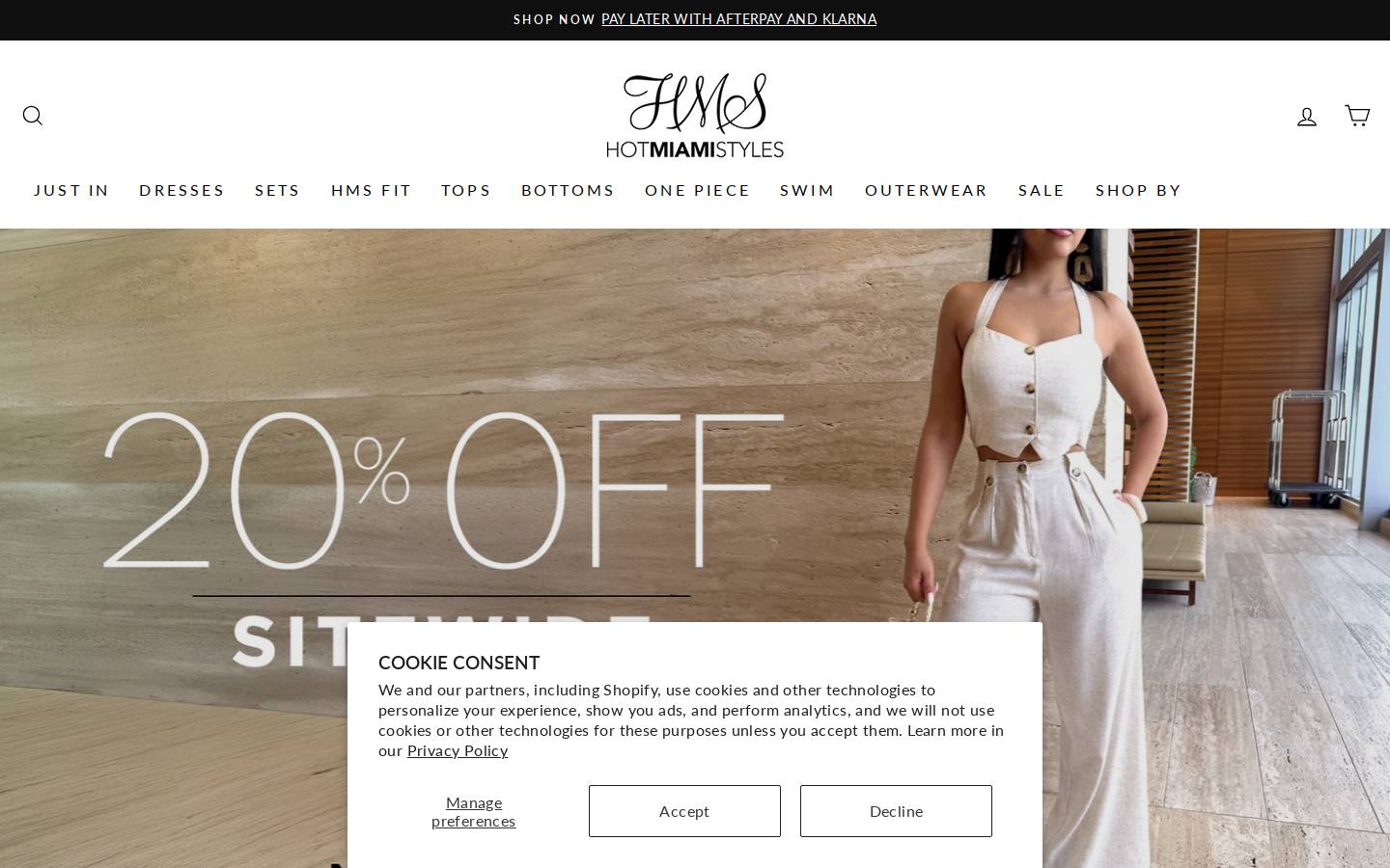 HotMiamiStyles homepage screenshot