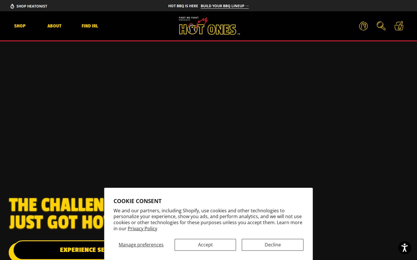 hotones.com homepage screenshot