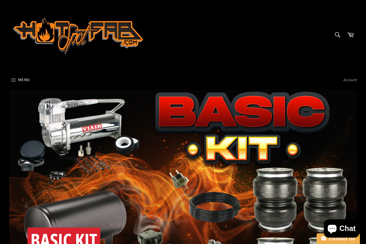 Hot Spot Fab homepage screenshot