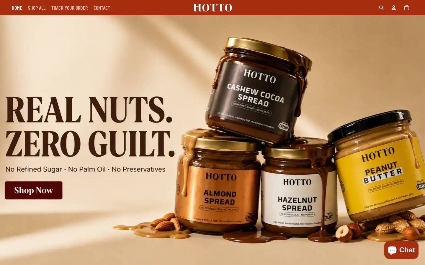 Hotto homepage screenshot