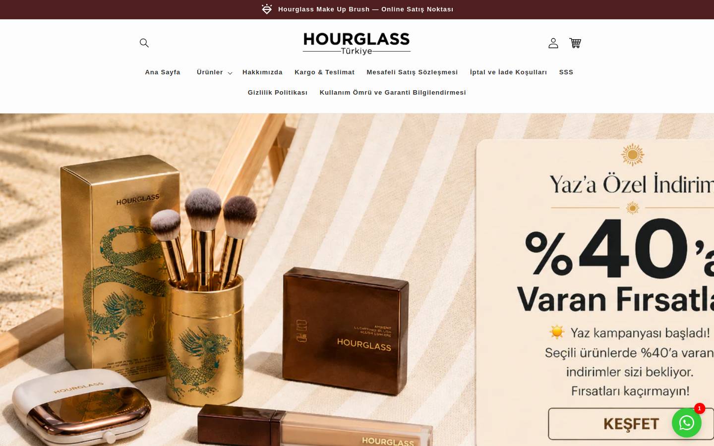 hourglassturkiye.com homepage screenshot