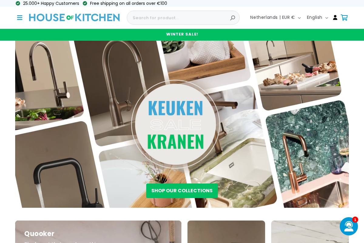 House Of Kitchen homepage screenshot