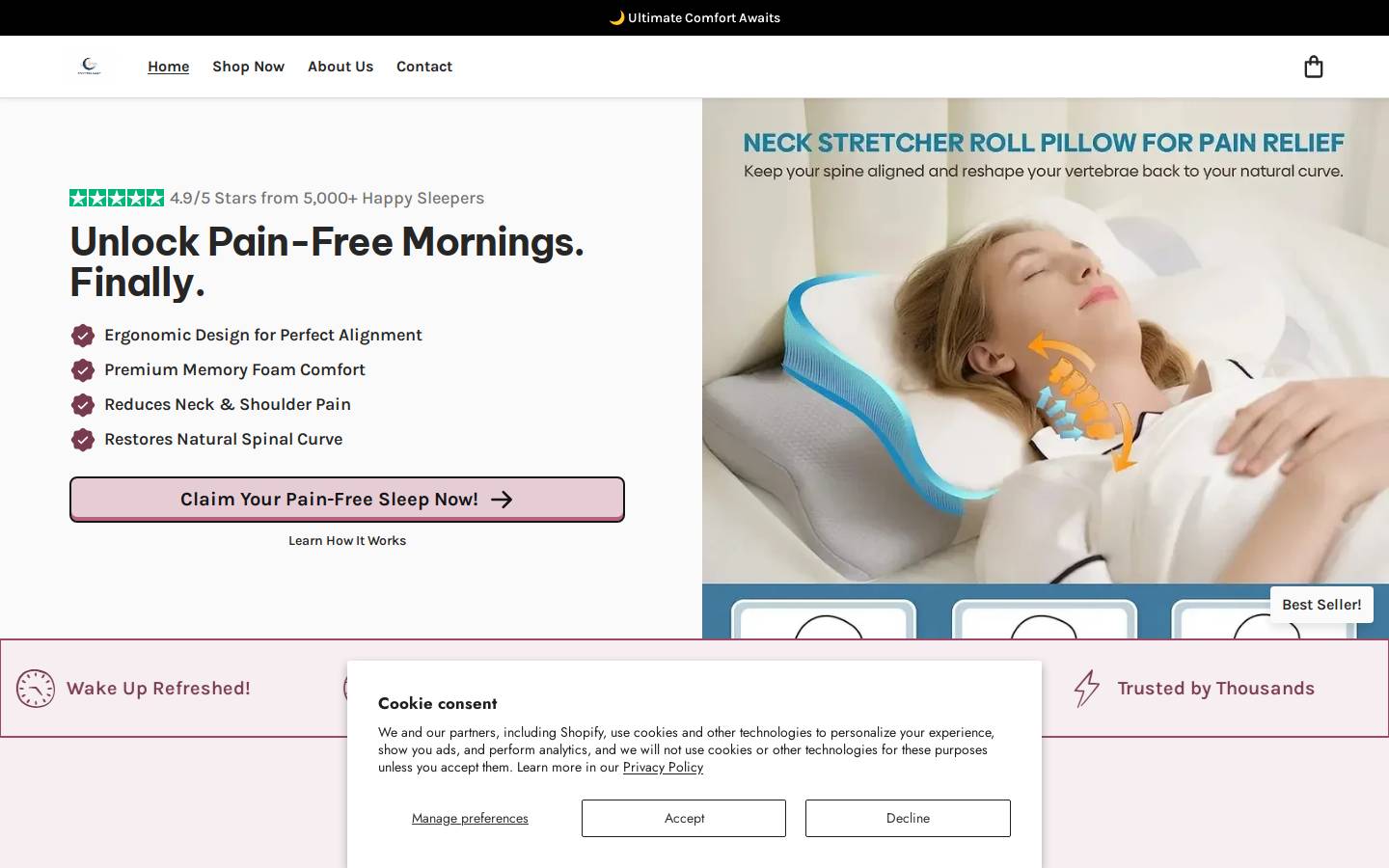 housecomfort.store homepage screenshot