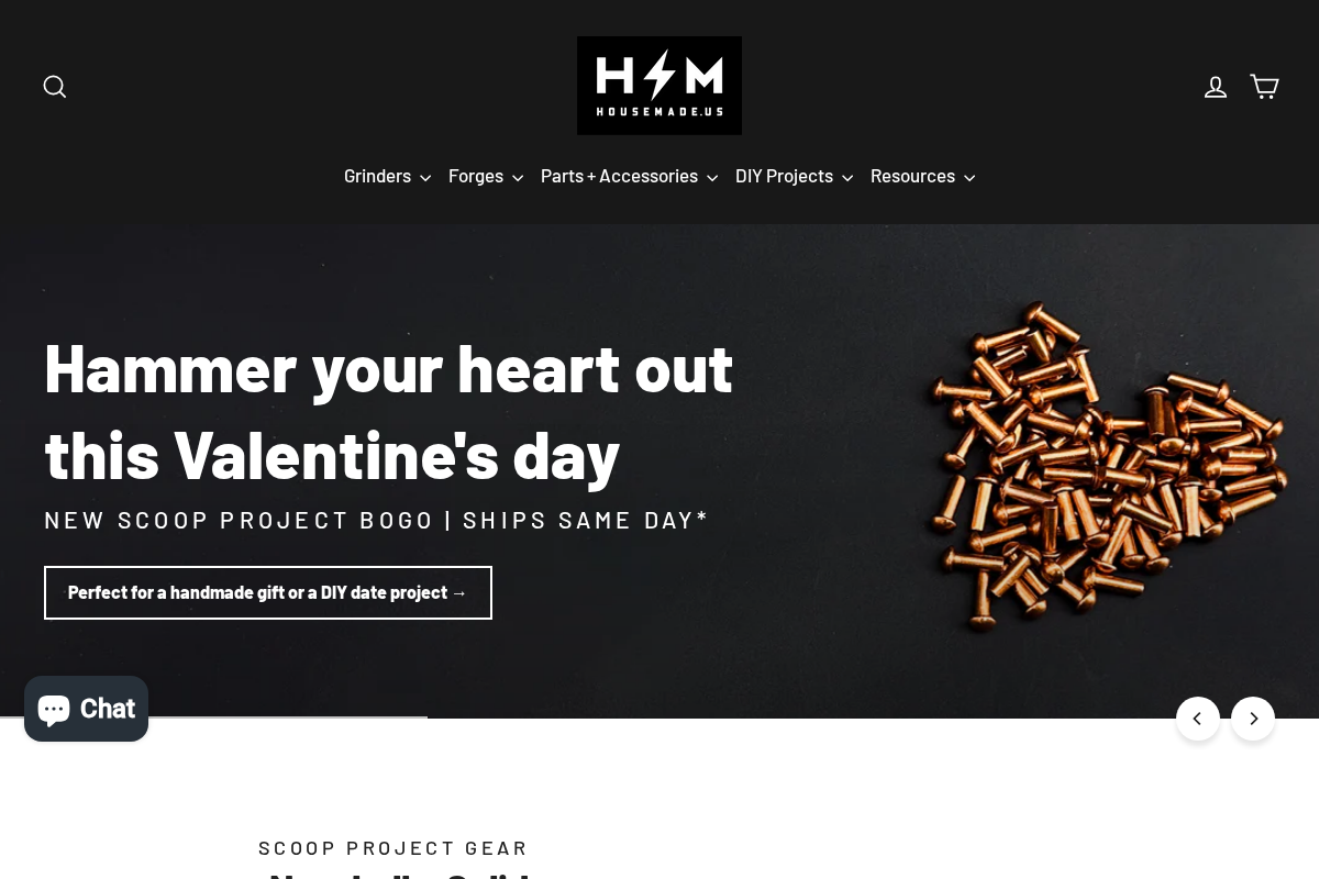 HouseMade Industrial homepage screenshot