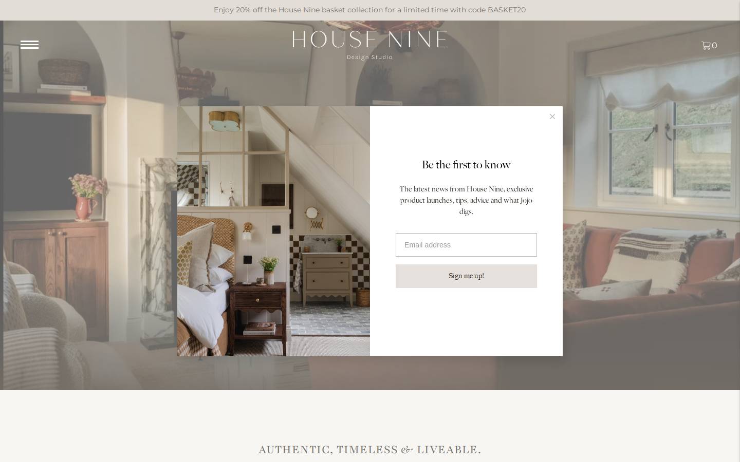 housenine.co.uk homepage screenshot
