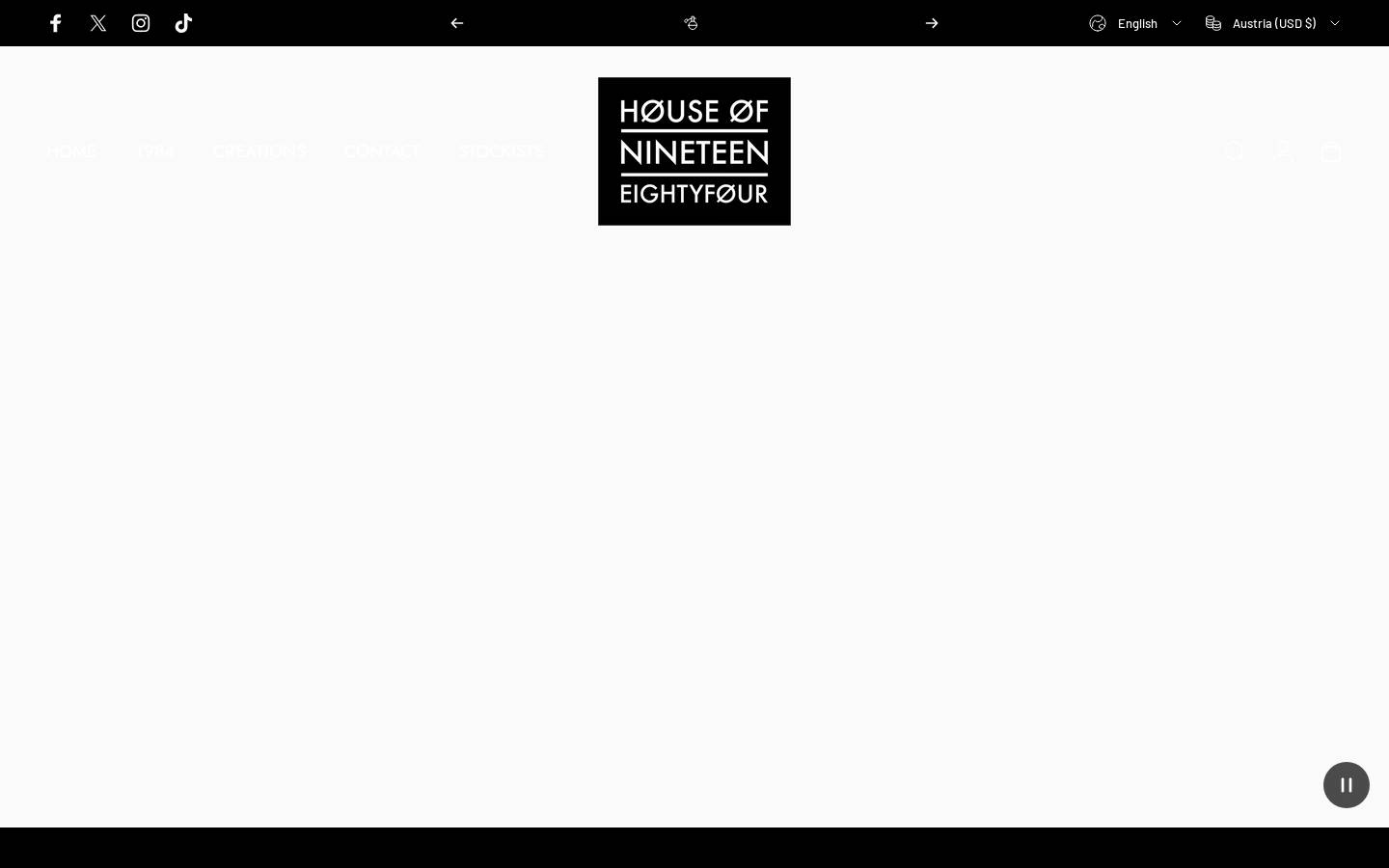 houseof1984.com homepage screenshot