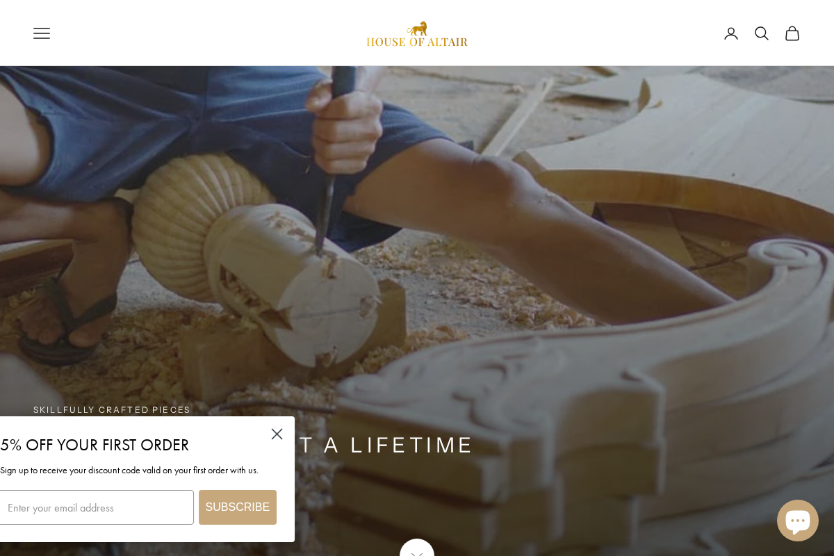 House of Altair homepage screenshot