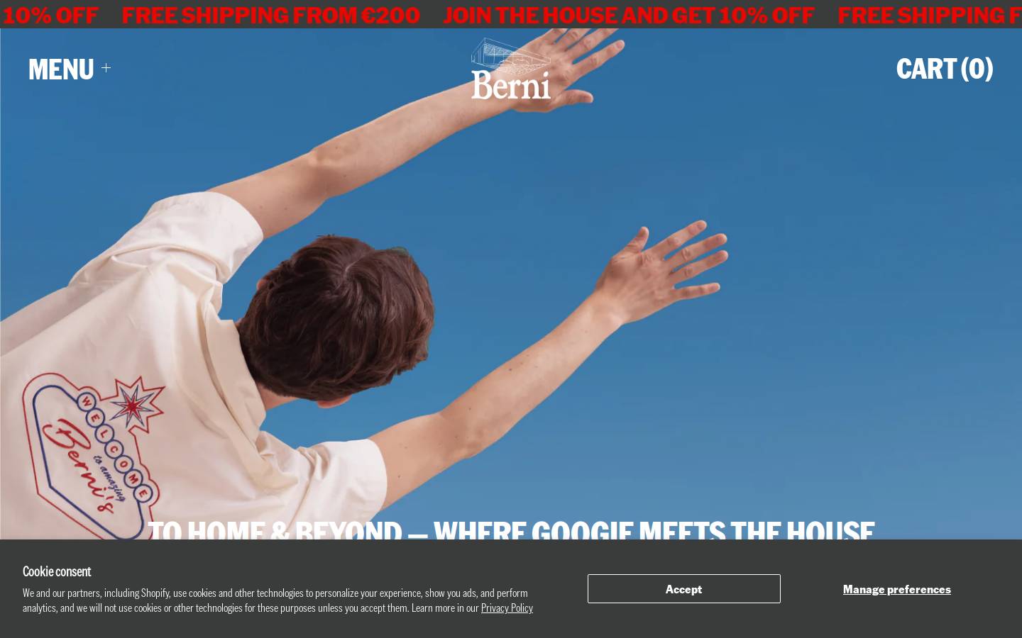 houseofberni.com homepage screenshot