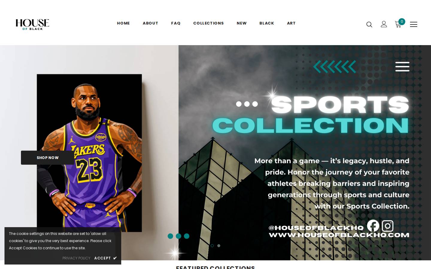 houseofblackhq.com homepage screenshot