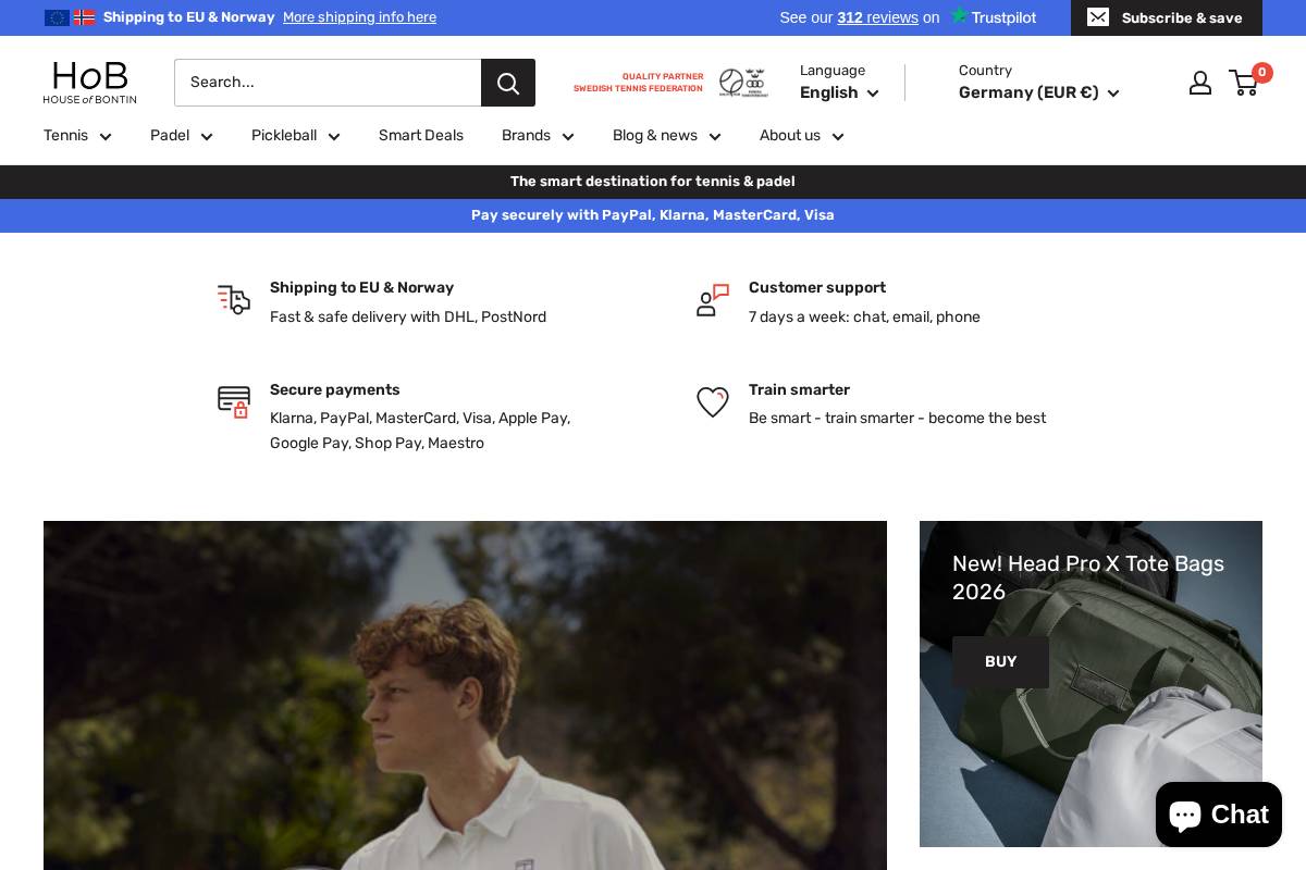 houseofbontin.de homepage screenshot