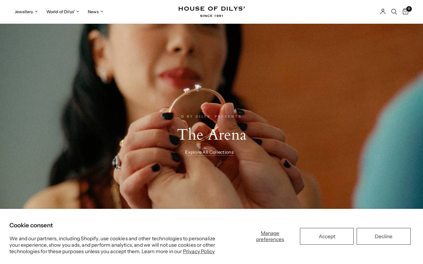 houseofdilys.com homepage screenshot