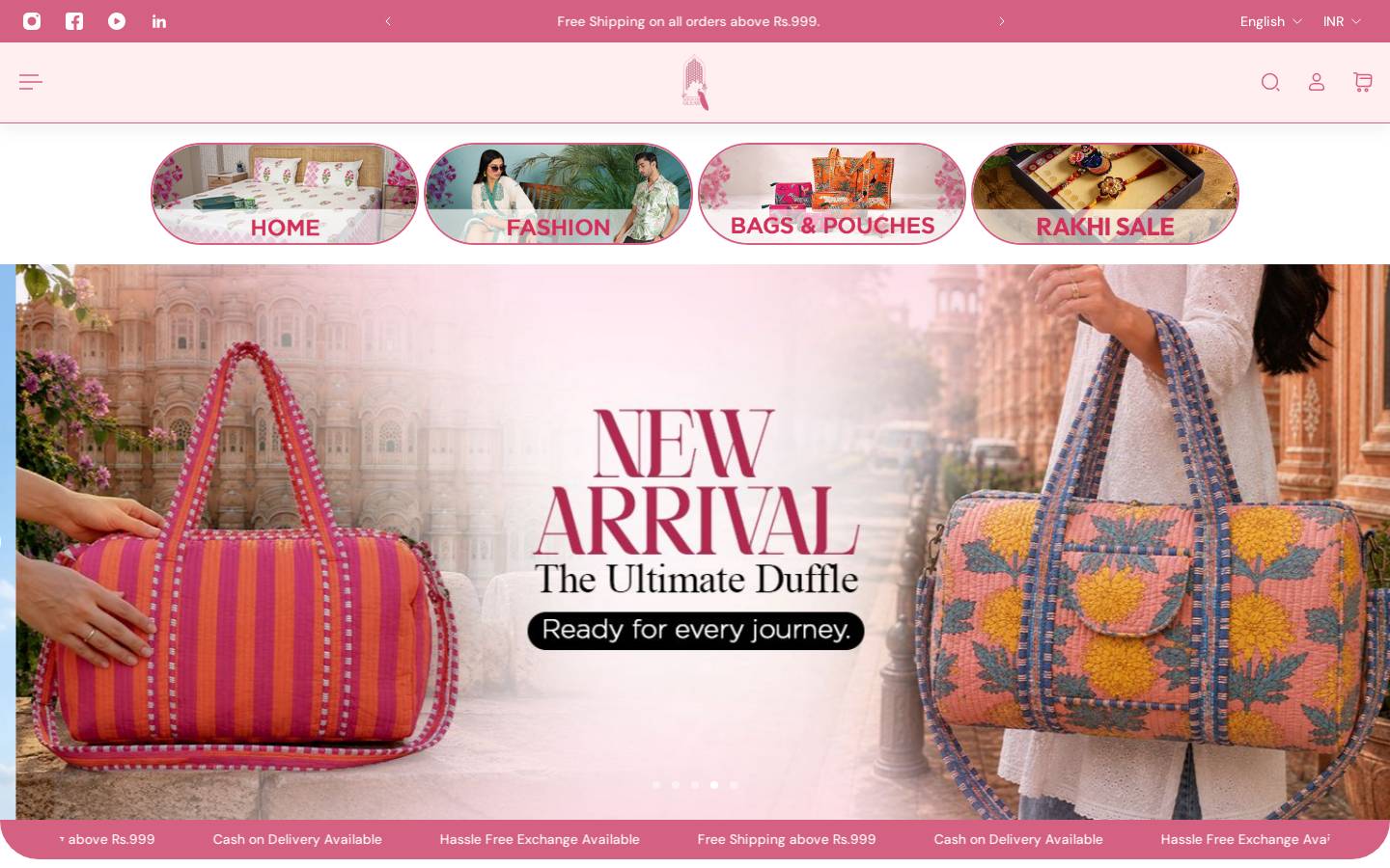 houseofgulab.com homepage screenshot